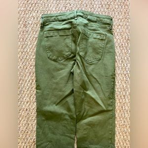 NYDJ Cropped with cinch tie jeans